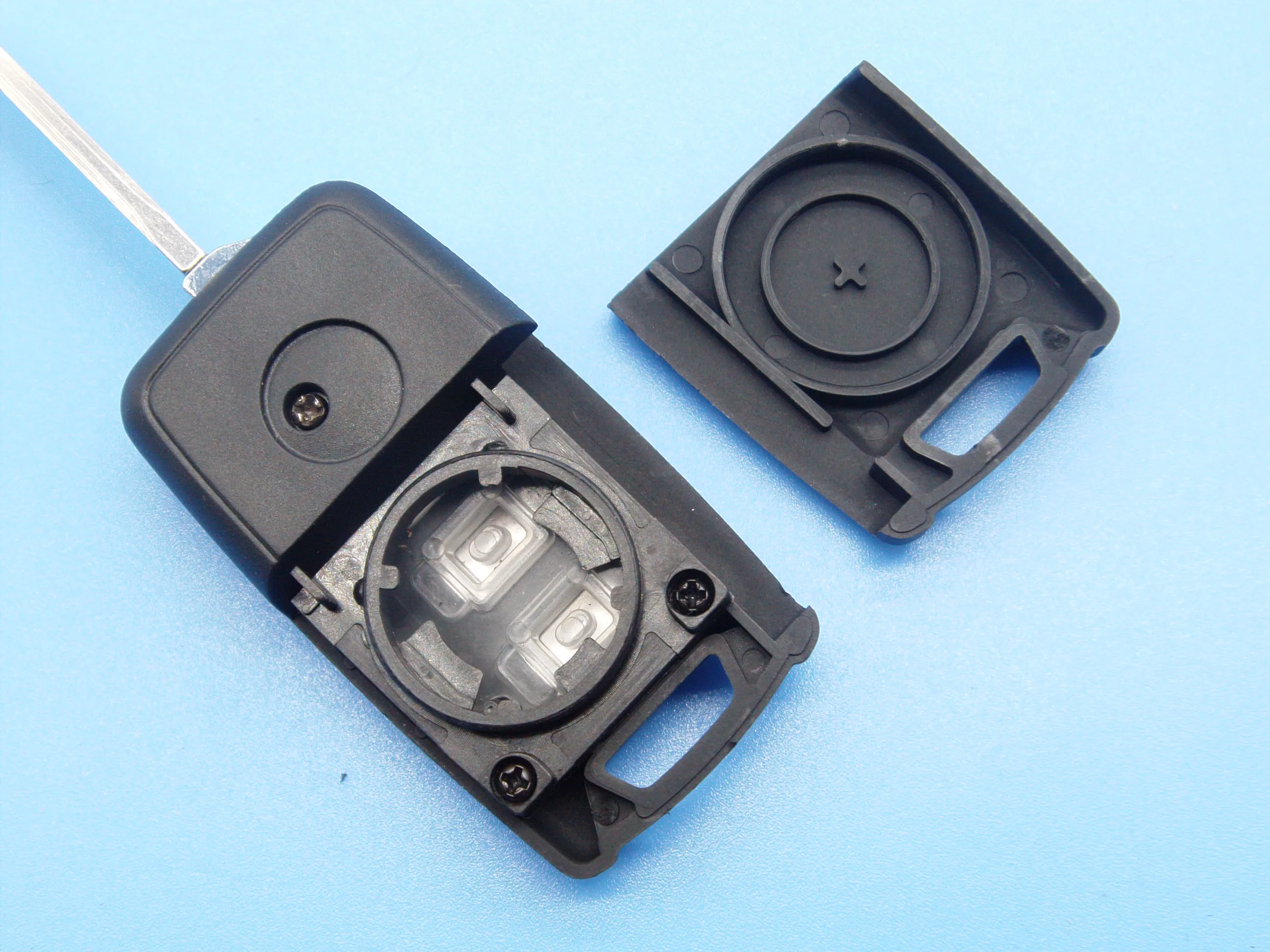 Modified key case for Ssangyong 3 buttons flip folding remote key cover for Actyon SUV Kyron