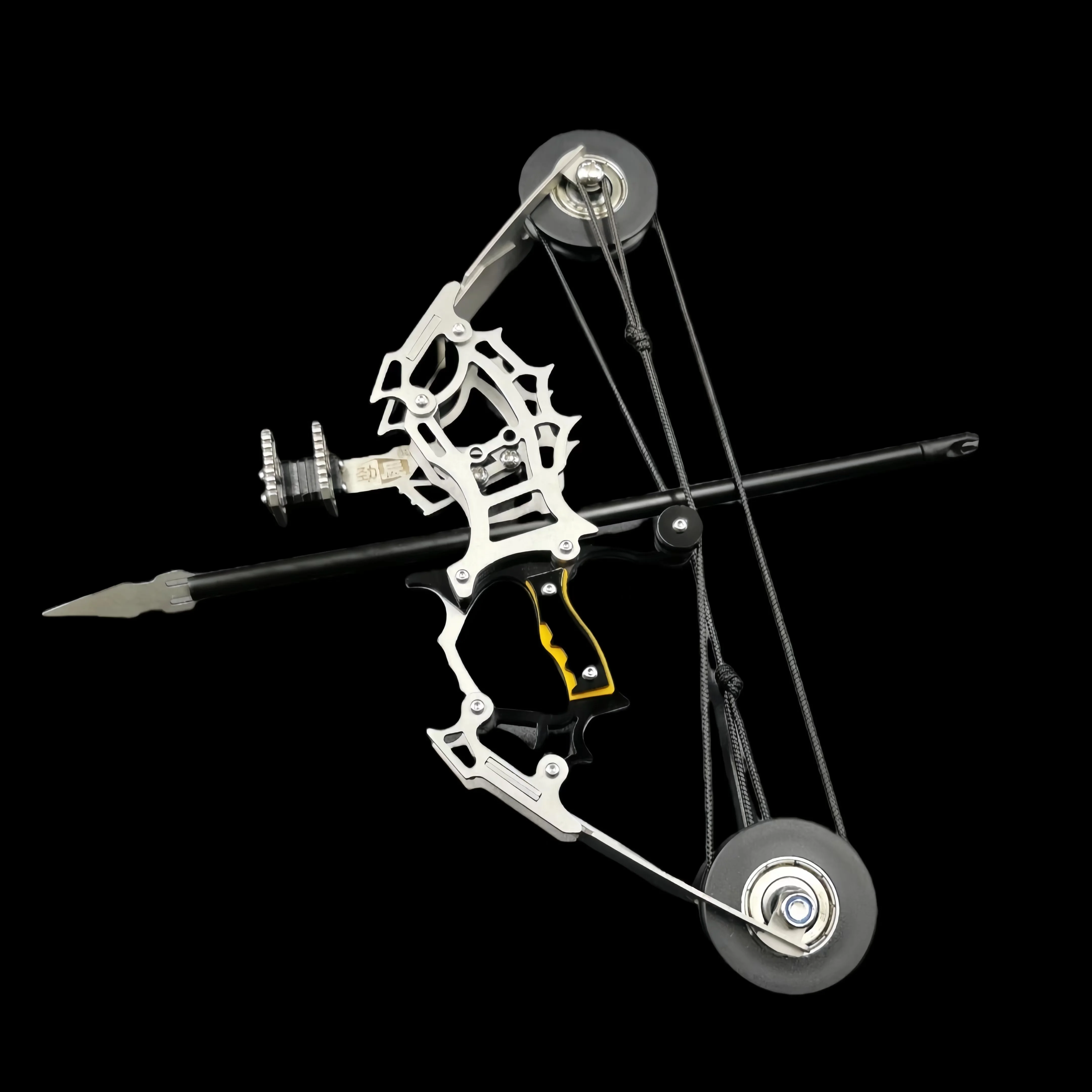 Hot selling mini compound bow indoor archery  small pulley bow