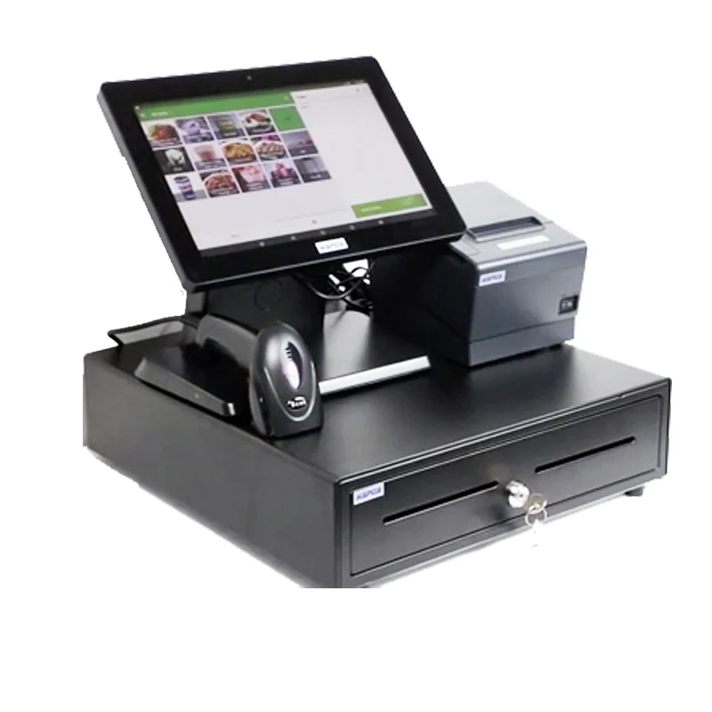 12 дюймов Android POS кассовый аппарат система все в одном сенсорный монитор с программным обеспечением Loyverse для розничных магазинов