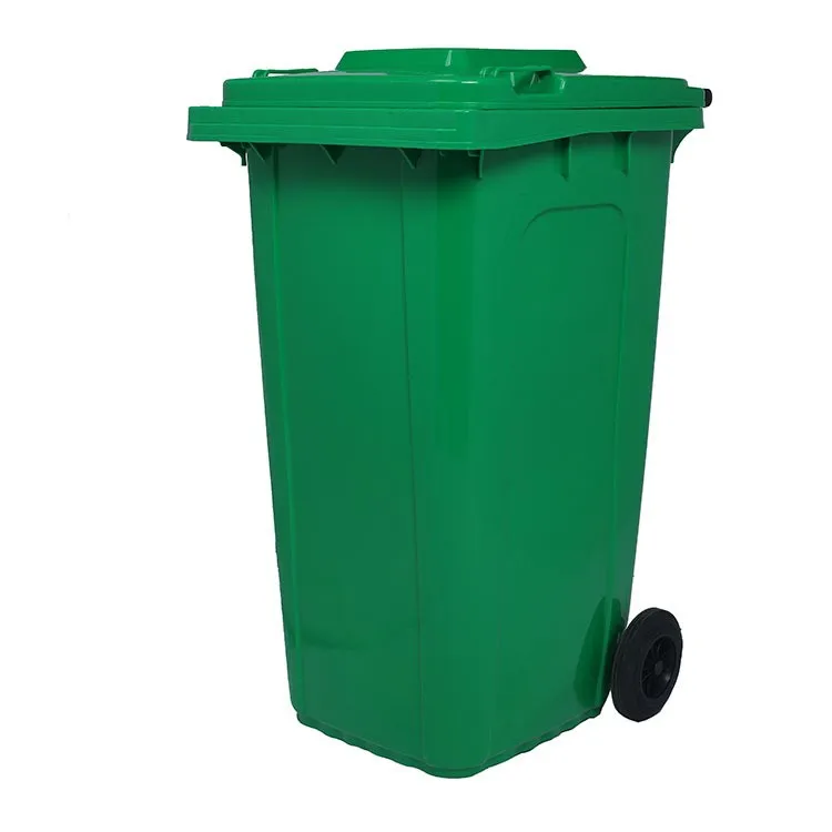 Outdoor Dustbins Indoor Kitchen Recycle Mobile Wheelie 120 Liter Garbage Waste Bins Plastic Dustbins