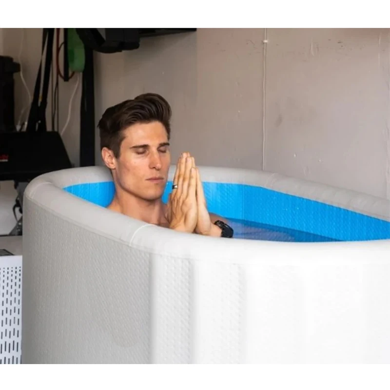 Ого высокое качество надувной холодной с глубоким вырезом и прочный Dropstitch льда ванна для медицинской терапии и спортивное восстановление