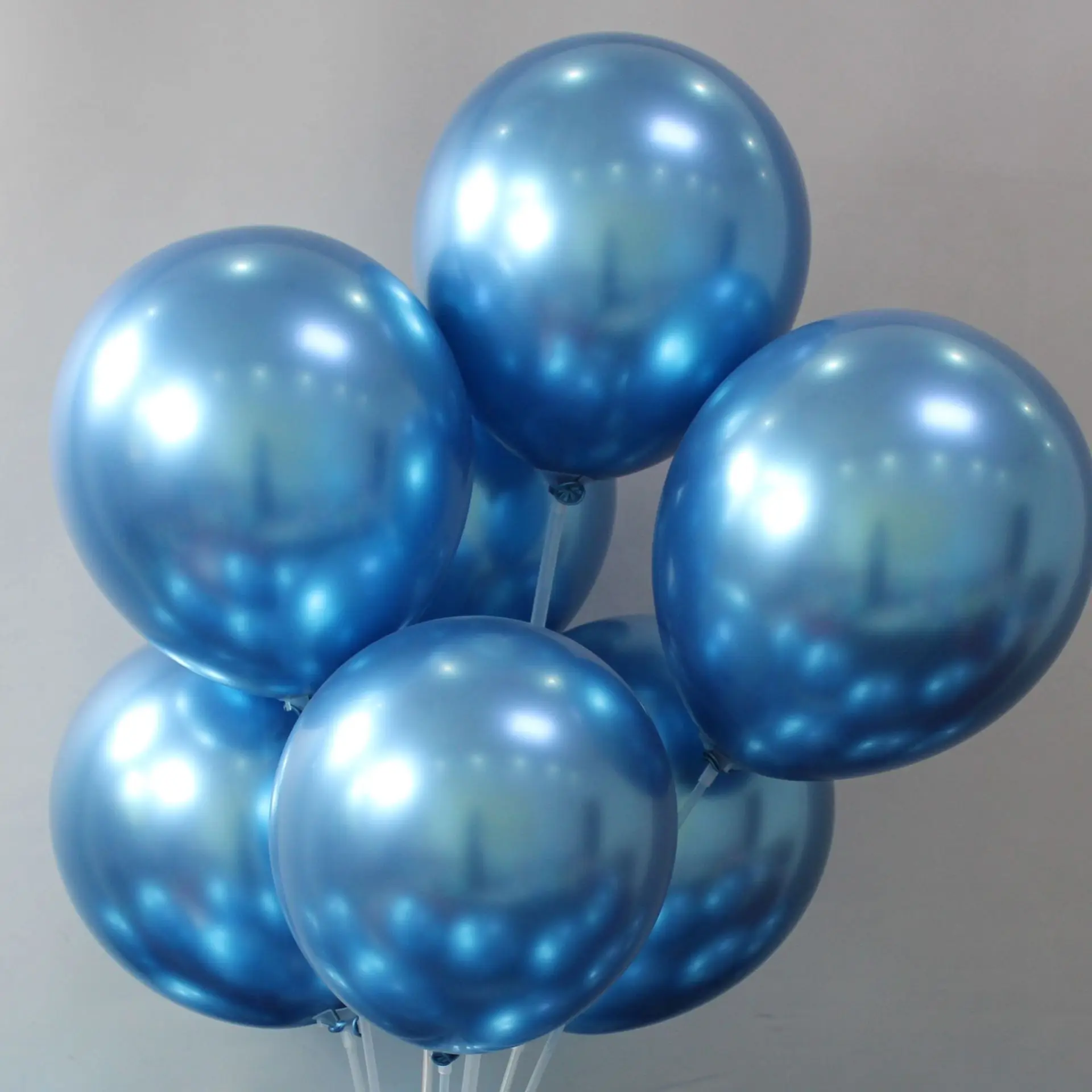 Globos manufacturers wholesale suppliers 100pcs latex helium balon 5/10/12/18 inch Chrome metal party balloons ecuador balloon