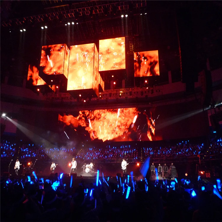 Screen concert outdoor wall digital stage background event rental indoor led display