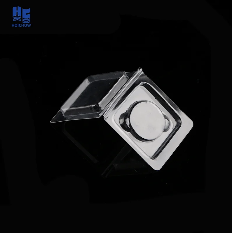 
Clear PVC Clamshell plastic blister pack for press pans eyeshadow palette 