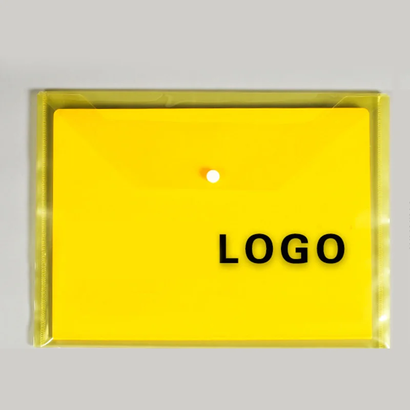 Customized Multi Colors PVC Document Stationery Report File Folder Transparent A4 Size Plastic Report Cover for Office