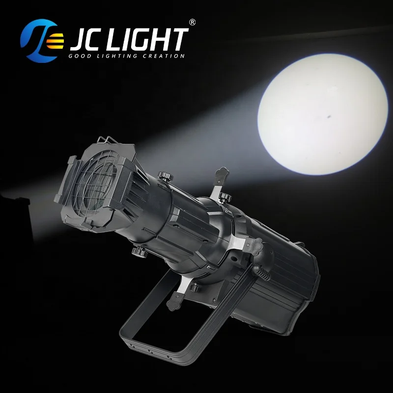 JC Leko 400w RGBW Full Color Profile Spotlight Theater Stage Studio Ellipsoidal 300w ww cw Led Leko Profile Light
