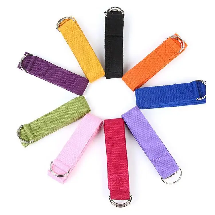 cotton pull strap elastic exercise band 1.5M / 2M Pilates resistance stretch belt
