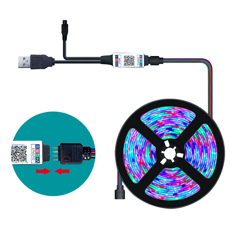 Led Tv Backlight Usb Led Strip 5v Rgb 5050 Background Backlight High Quality Mood Light Tv Led Light Usb