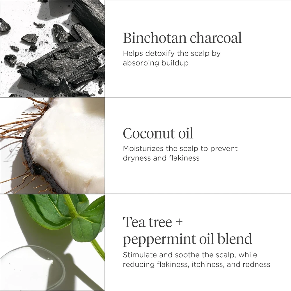 High Quality Clarify Hair Cleanser Scalp Shampoo Exfolicator Remove Oil ImpuritiesWith Scrub Massage Brush