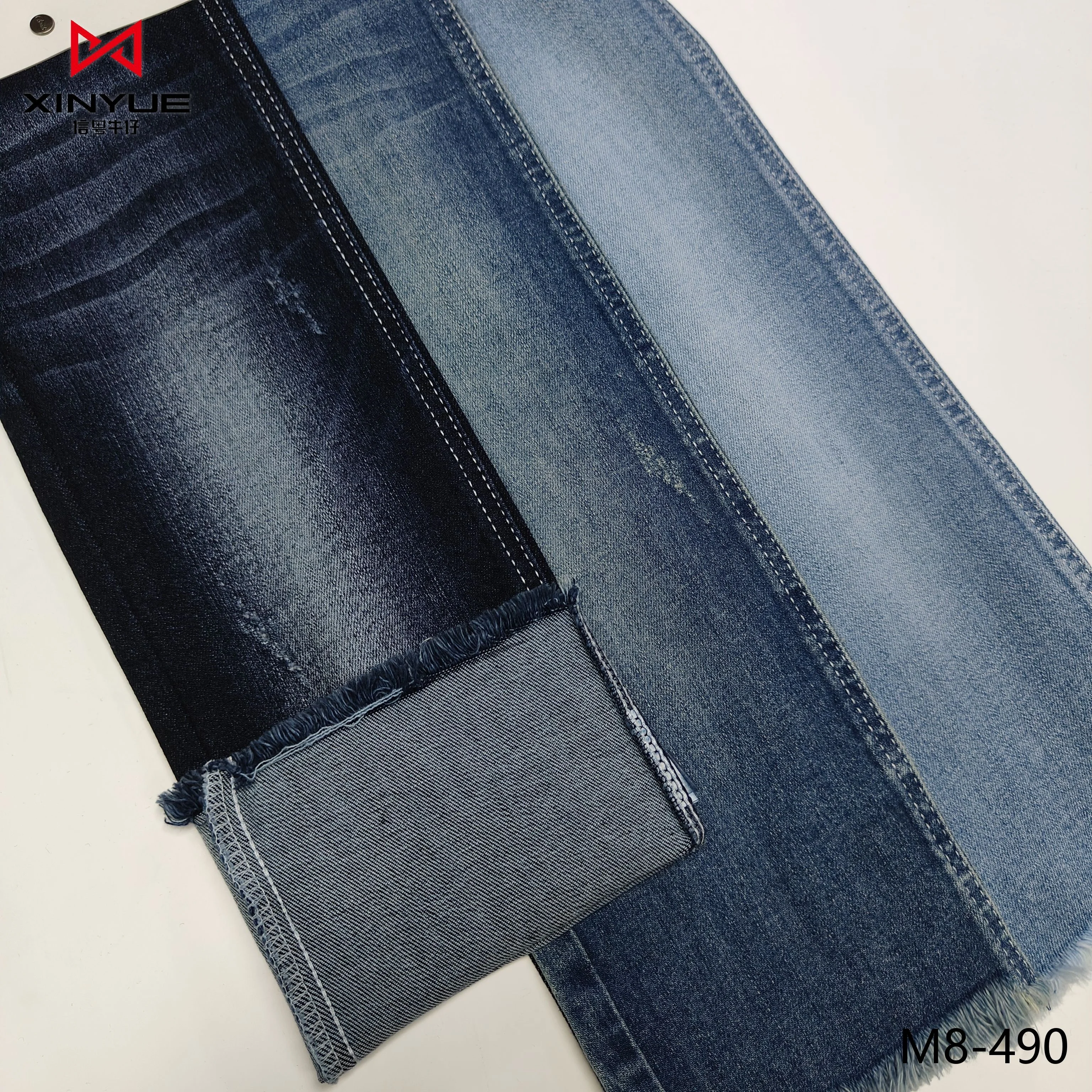 Denim dungaree fabric cotton denim fabric roll poly needed denim fabric