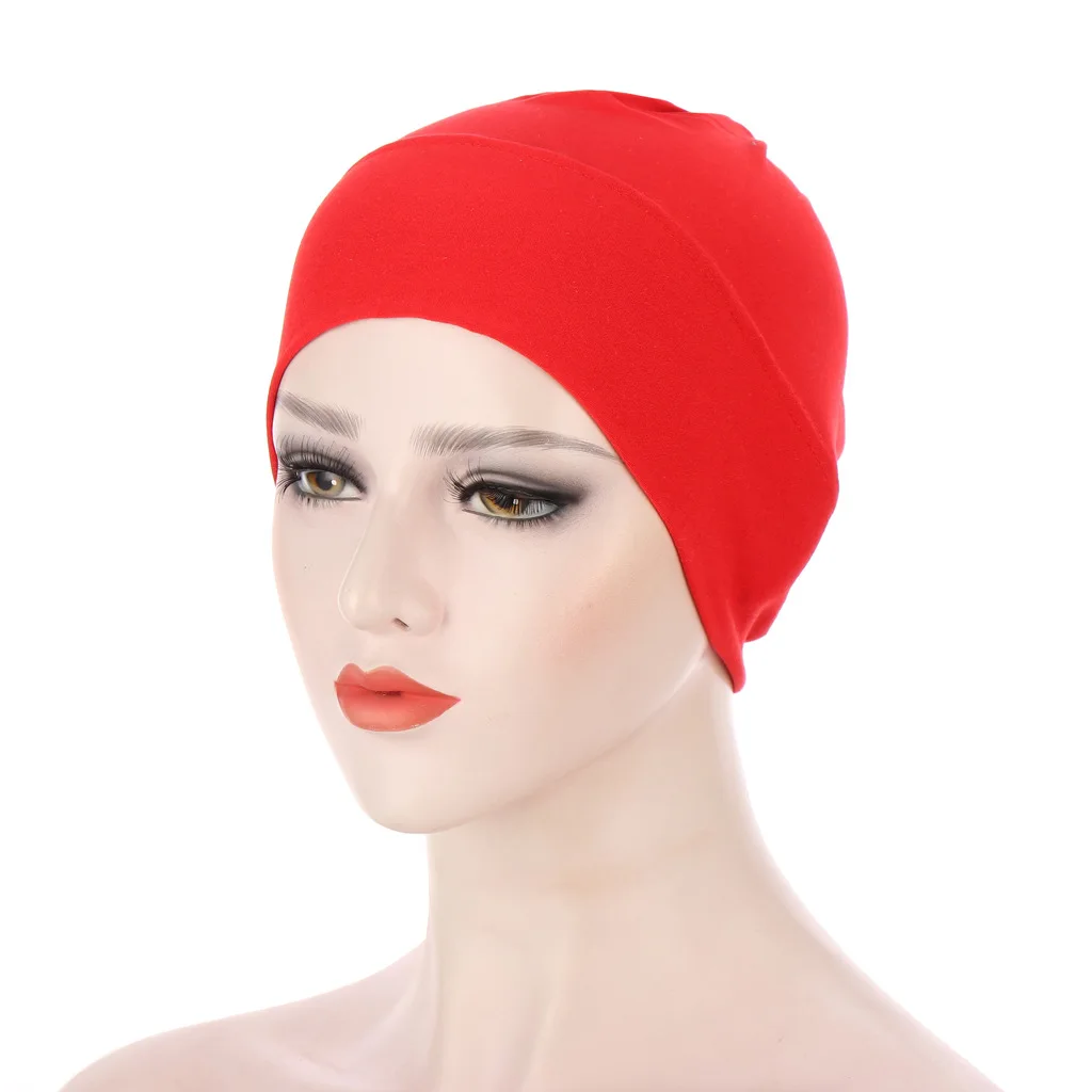New stretch cloth milk silk Indian hat crystal hemp headscarf hat Muslim bottom hat in stock