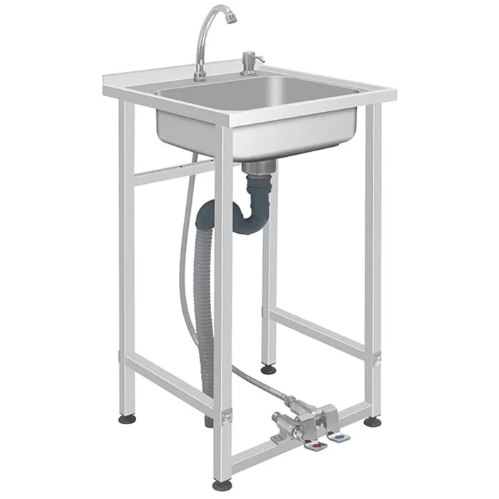 Hotel Restaurant Outdoor Stainless Steel Automatic Portable Hand Wash Station/Outdoors Induction wash basin china factory