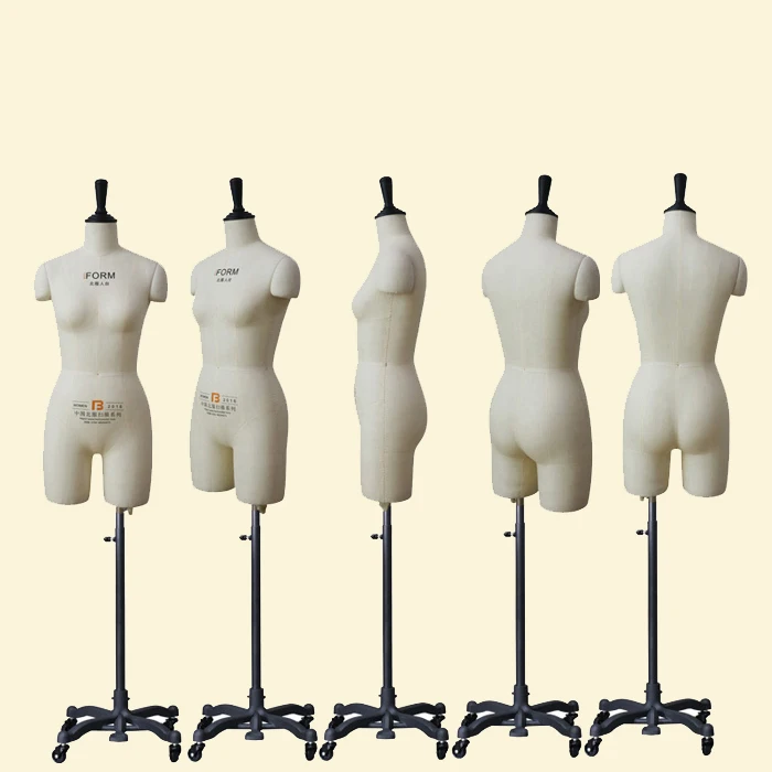 Upper body China standard female dummy and mannequin draping form on sale