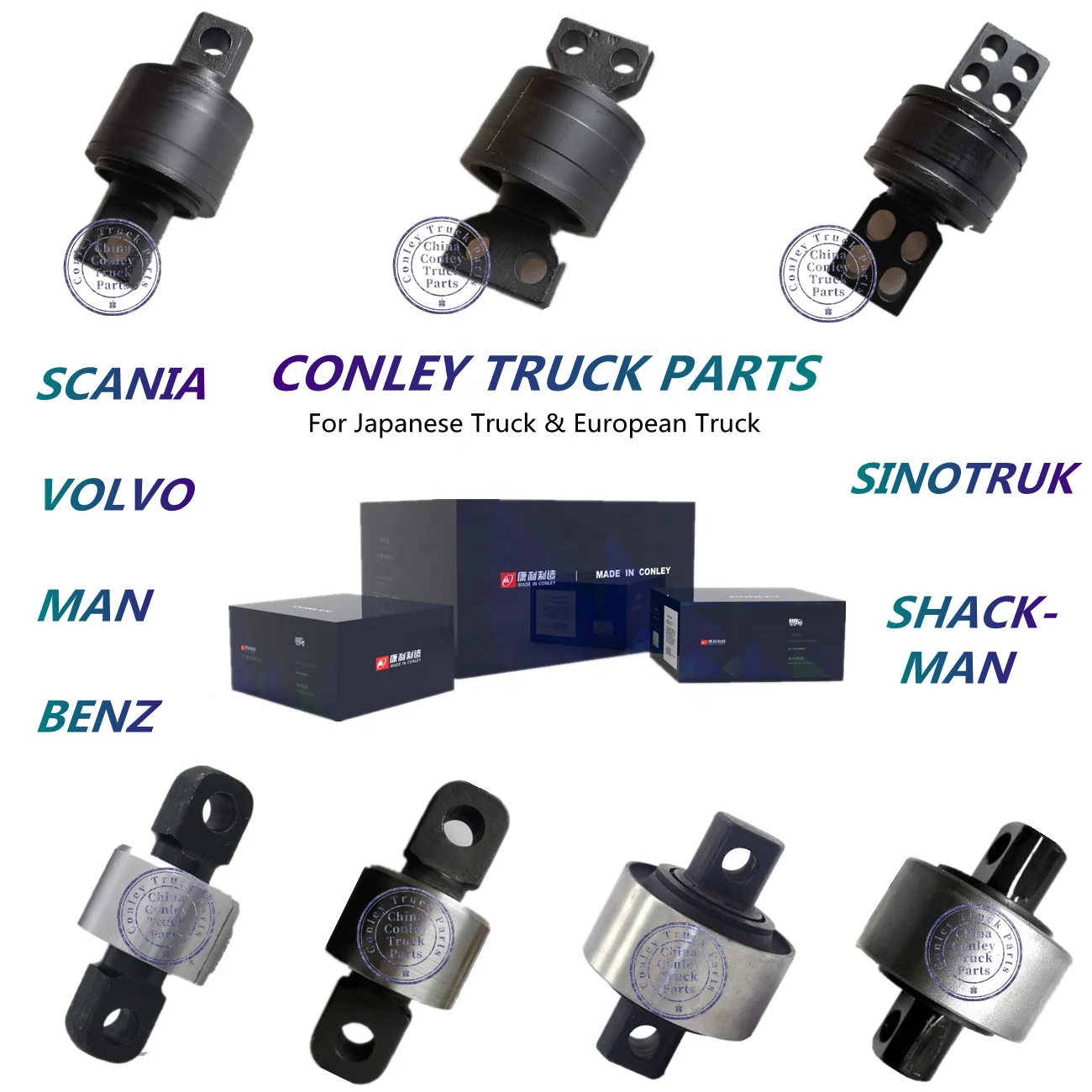 High Quality Truck Suspension Parts Rod Bushing For Isuzu Replacement