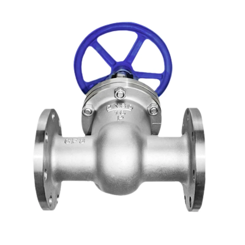 Z41W 4 Inch DN100 PN16 Stainless Steel 304 Water Gate Valve Pneumatic Marine Flange Stop Angle Control General Application Gas