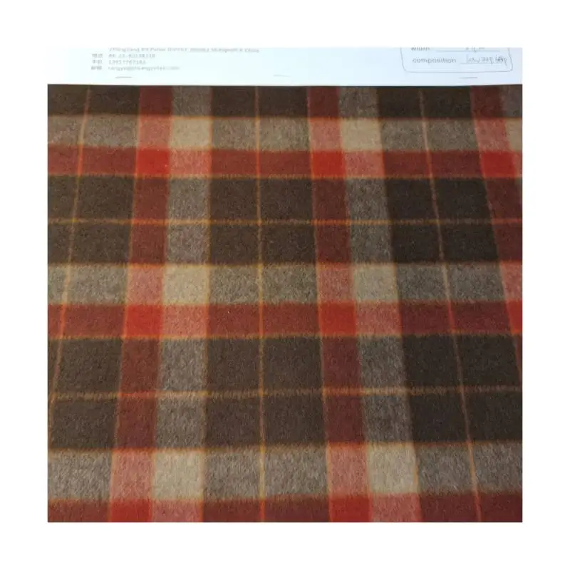 Woolen Fabrics wool polyester alpaca blended fabrics for ladies and girls coats jackets skirts winter collection