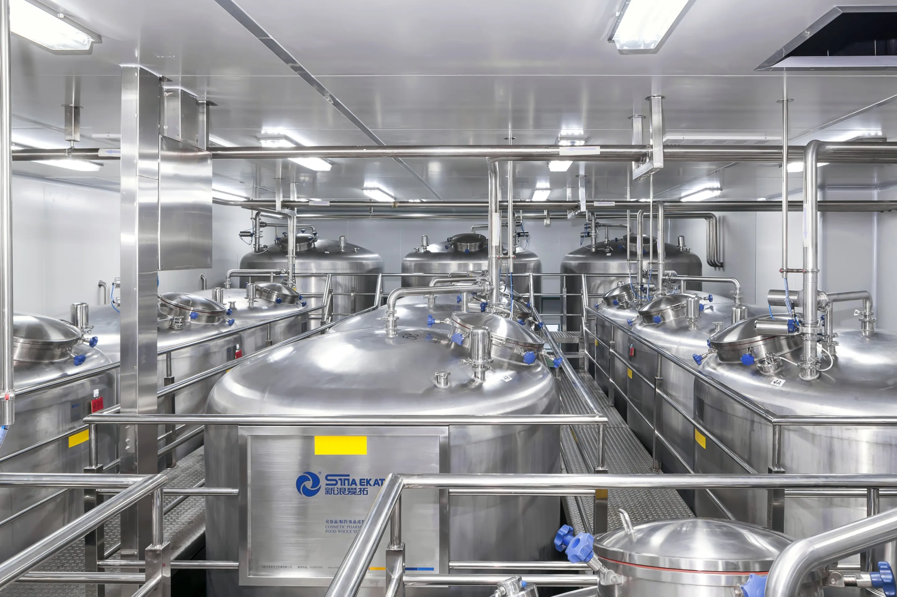 2021 SinaEkato  New Liquid Soap Shampoo Mixer Production Line Mixing Stirrers Blending Tanks Liquid Washing Homogenizer Mixer