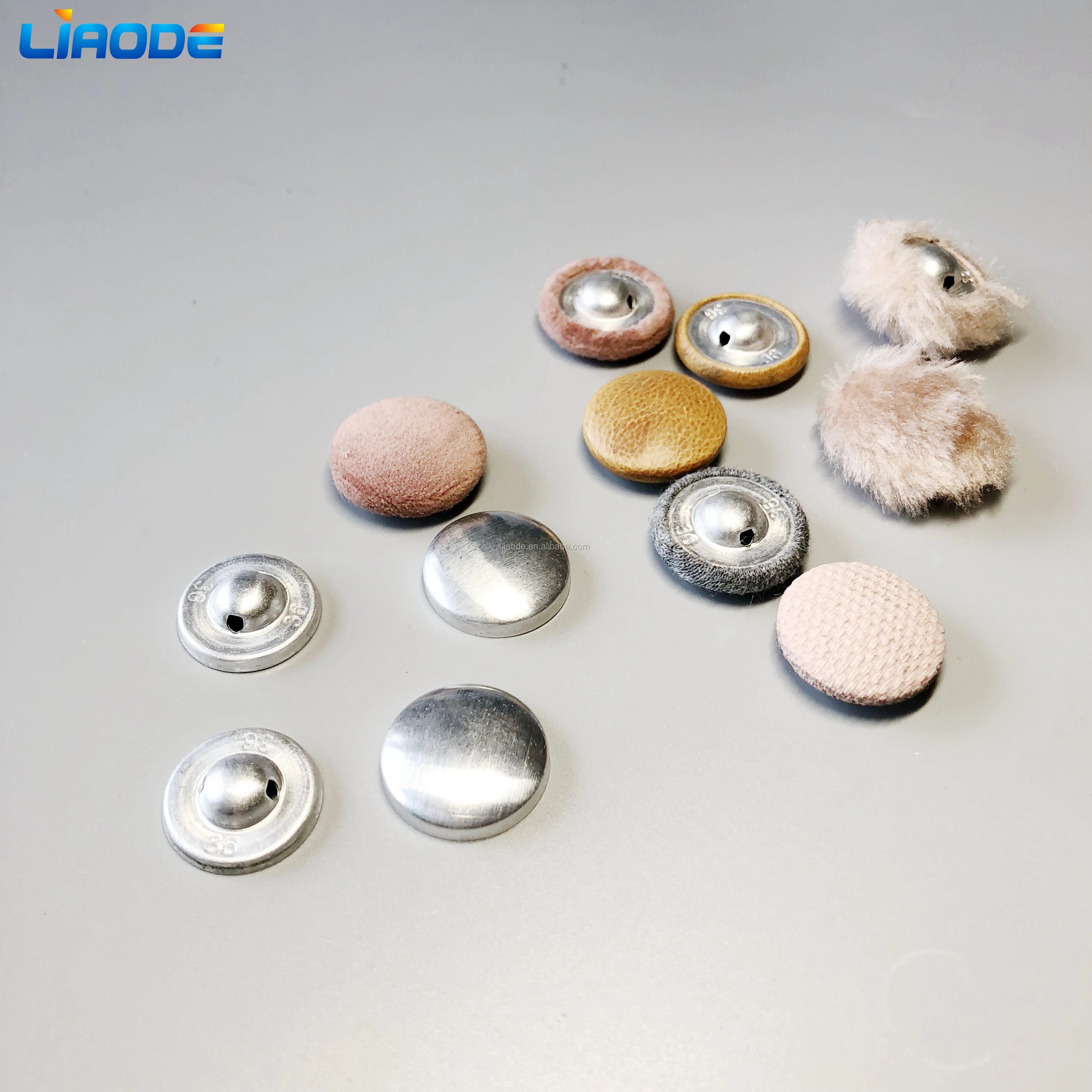 Automatic Furniture Fabric Covered Metal Button making machines