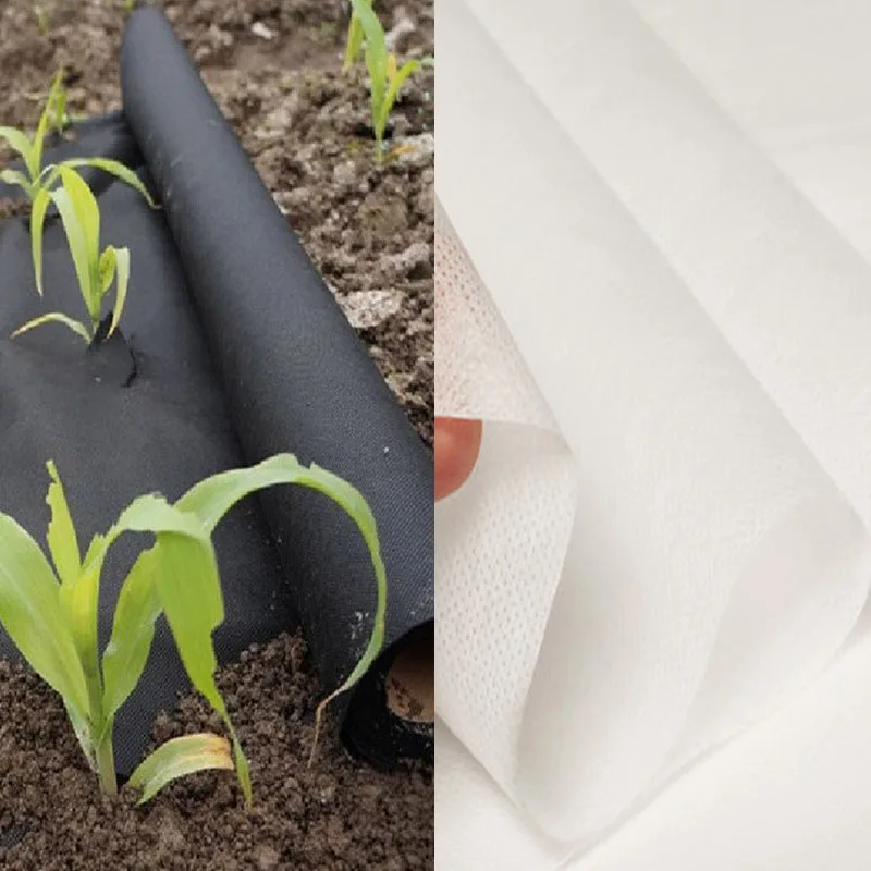 Agriculture Plastic Woven PE Greenhouse Anti-Weed barrier Ground Cover Garden plastic mulch Weed control  Mat