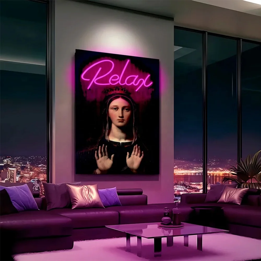 Индивидуальный дизайн бизнес-логотипа неоновая живопись художественное изображение светодиодный световой знак Красочный неоновый свет для украшения
