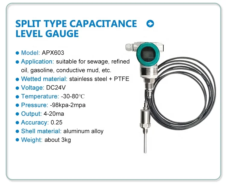 Diesel Tank indicator Diesel Fuel Tank capacitive Level Gauge