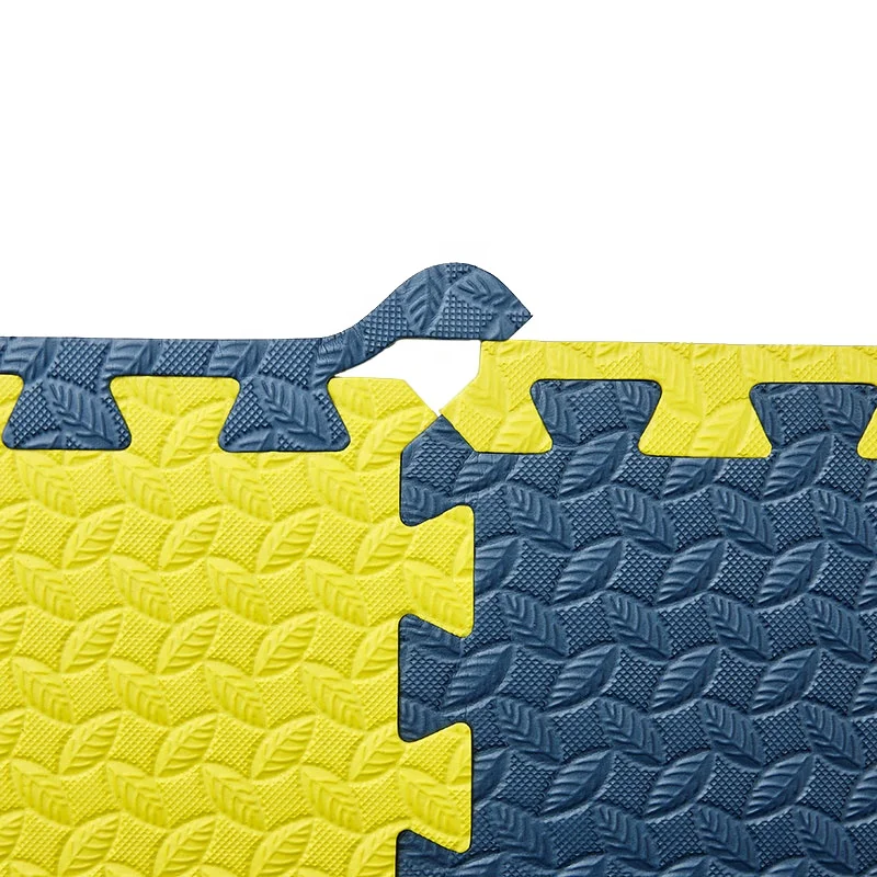 Aji Leaf Pattern No Formaldehyde Formaldehyde Baby Mat Playmat Quality Inspection Karpet Puzle Goma Eva Floor Mat