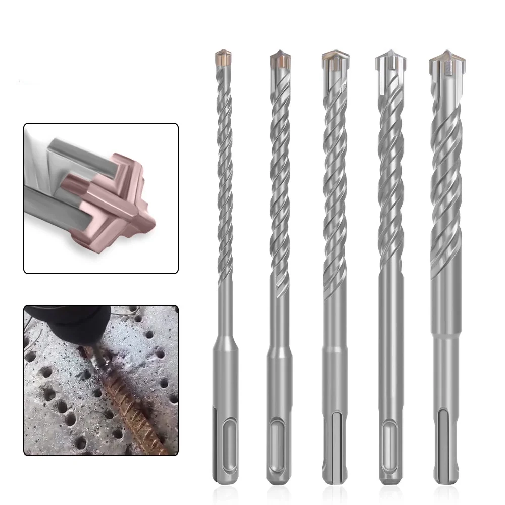 SDS Plus Rotary Hammer Drill Bit 6-14mm Masonry Drill Bit