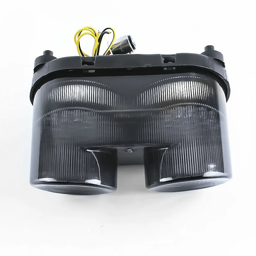 REALZION Motorcycle Racing Smoke Color Tail Light Brake Turn Signals Integrated LED Lamp For Yamaha R1 2000-2001 FZ1 2001-2006