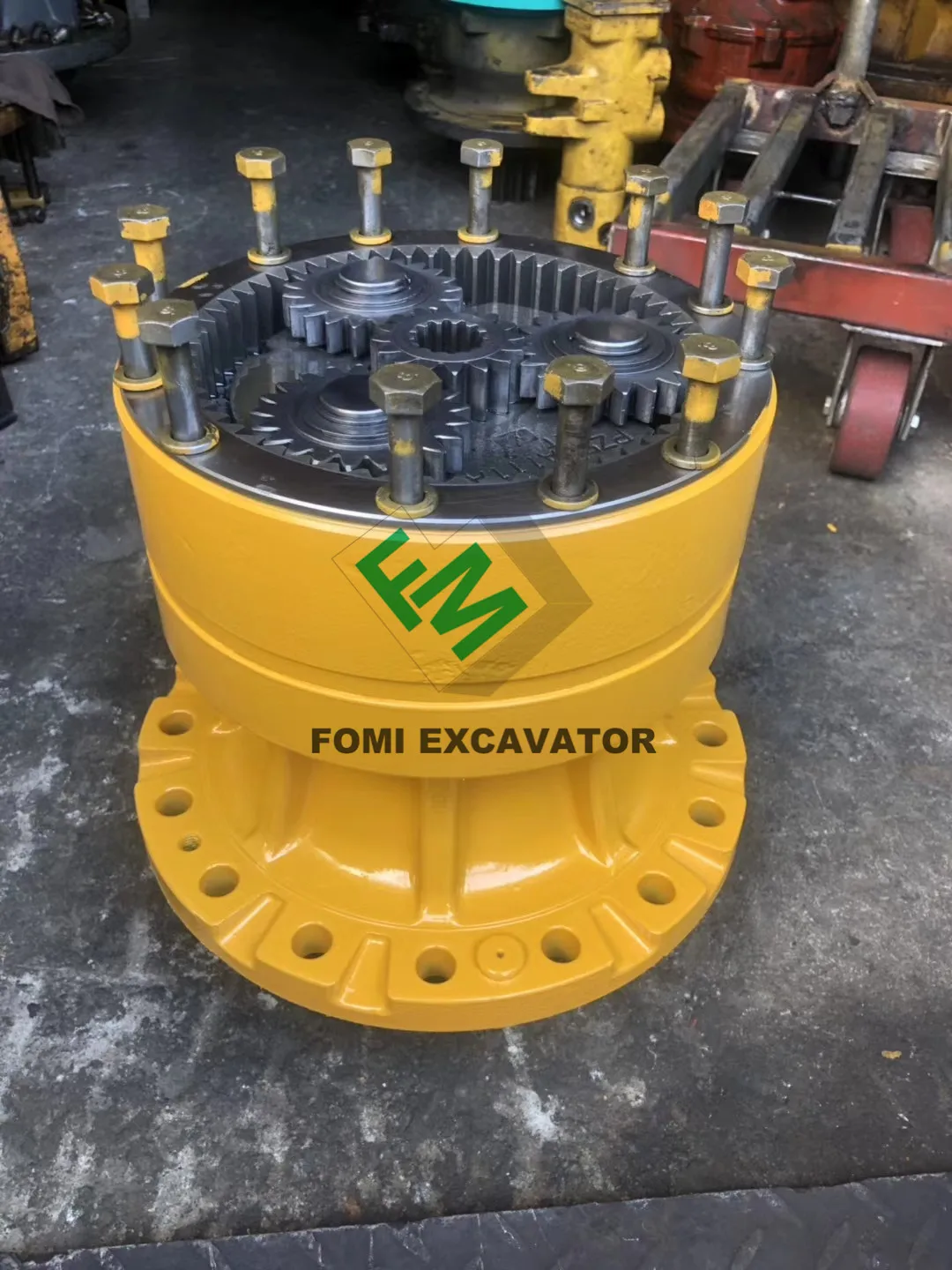 Fomi New Excavator Parts CAT374F E374F Swing Reducer Gearbox 378-9543 3789543 For Caterpillar 374F Swing Gearbox