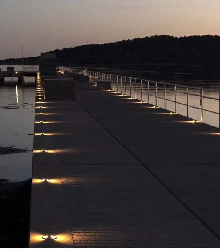 Surface Mount LED Deck Lights IP67 Waterproof Outdoor LED Step Stair Garden Lights