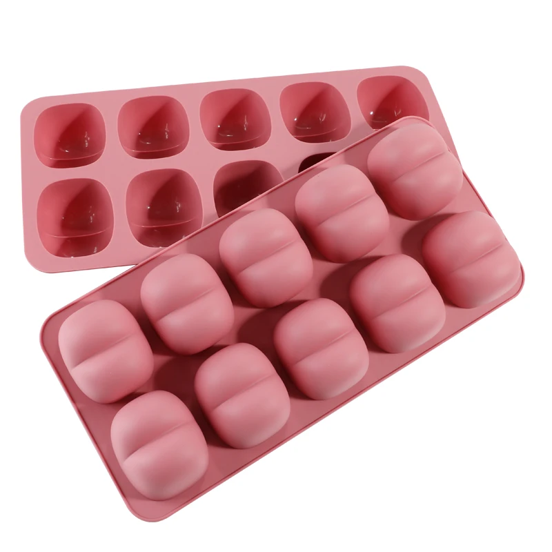 10 Cavities Butt Shape Pudding Silicone Mold Baking Tools Food Grade Home Made from Safe Silicone Ice Cream Tools Tanley Cup
