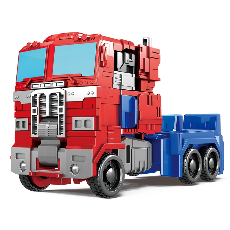 Action Figure Toys Transforming Die-cast Truck Robot Model Alloy Deformation for Kids