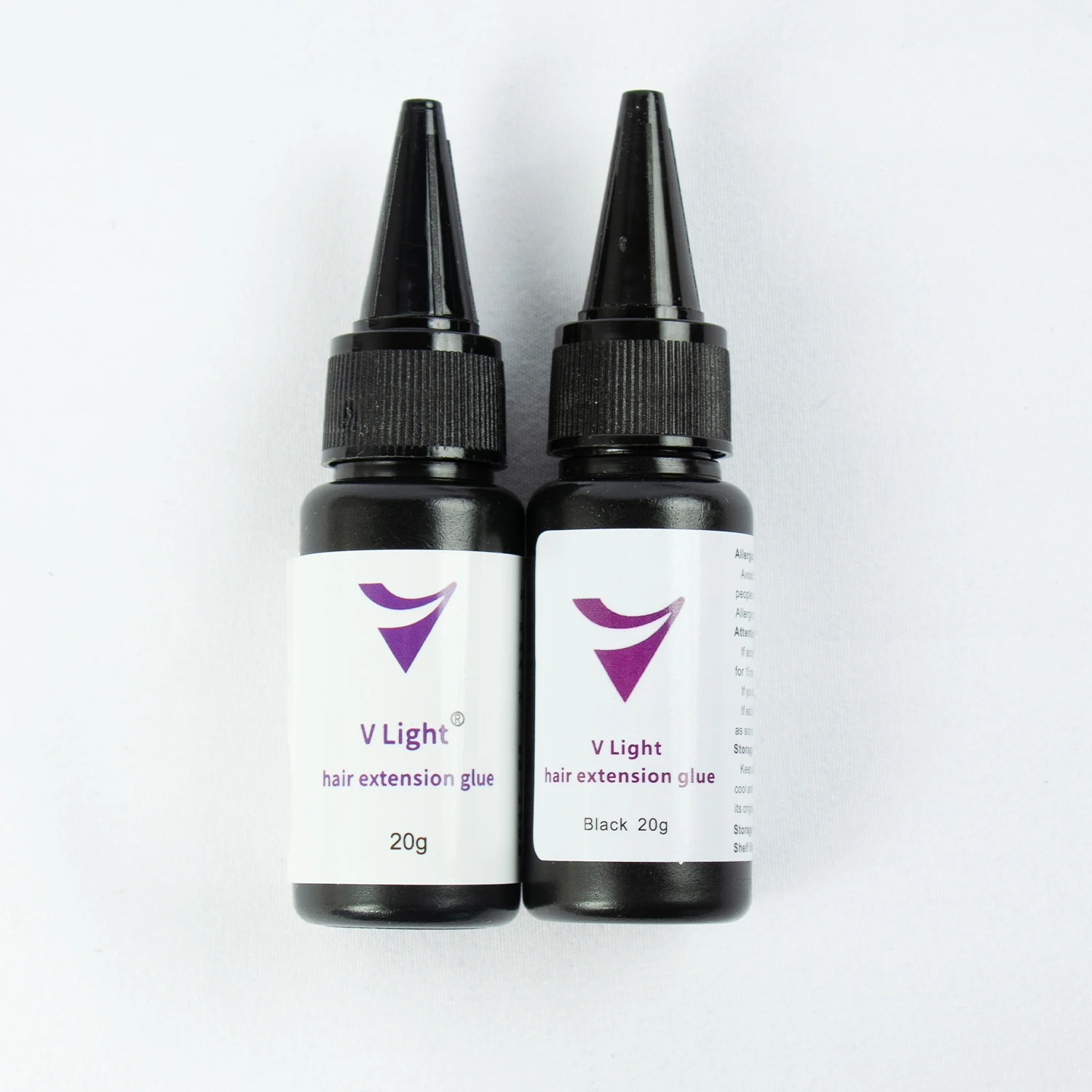 Private label v light ultrasonic hair extension glue machine for uv light hair, transparent brown black colored uv light glue