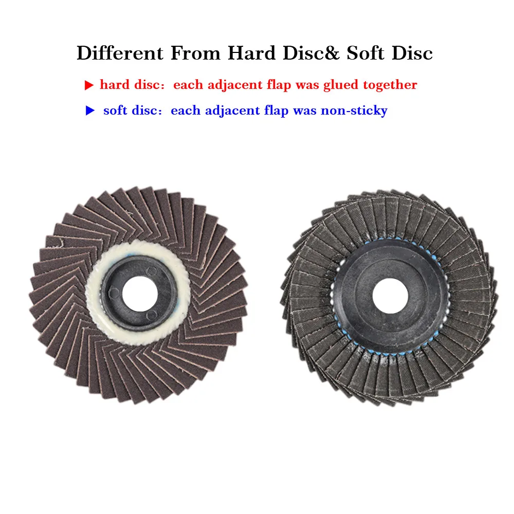 KF- Korea Style Calcined Aluminum Oxide Mop Flower Flexible Flap Disc 4 Inch