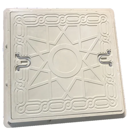 composite fiber   manhole cover with frame