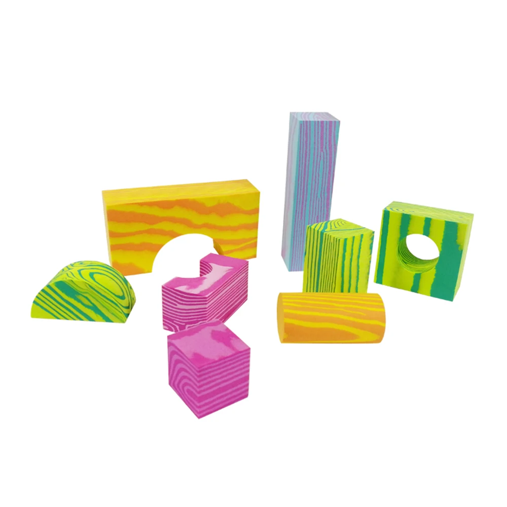Kids Learning Toy Eva foam Building Blocks Castle Stacking ConstructionToys bath foam building blocks for Kids