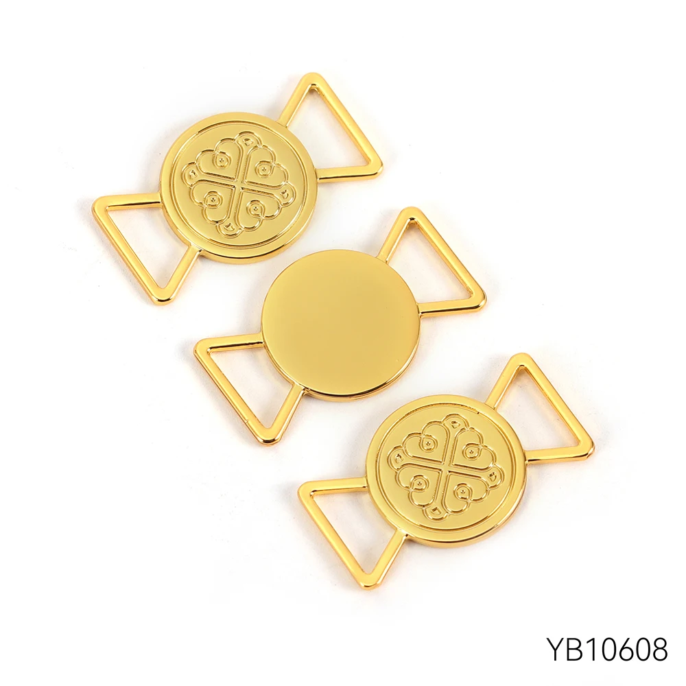 Garment Vintage Embossed Custom Metal Label Logo Small Metal Tag for Clothes