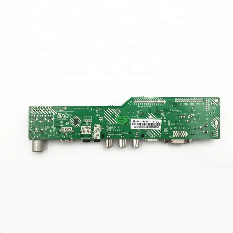 Плата контроллера для ЖК-дисплея M6 V5.1 USB AV аудио поддержка 1920x1080 ЖК-панель с ТВ сигналом PAL