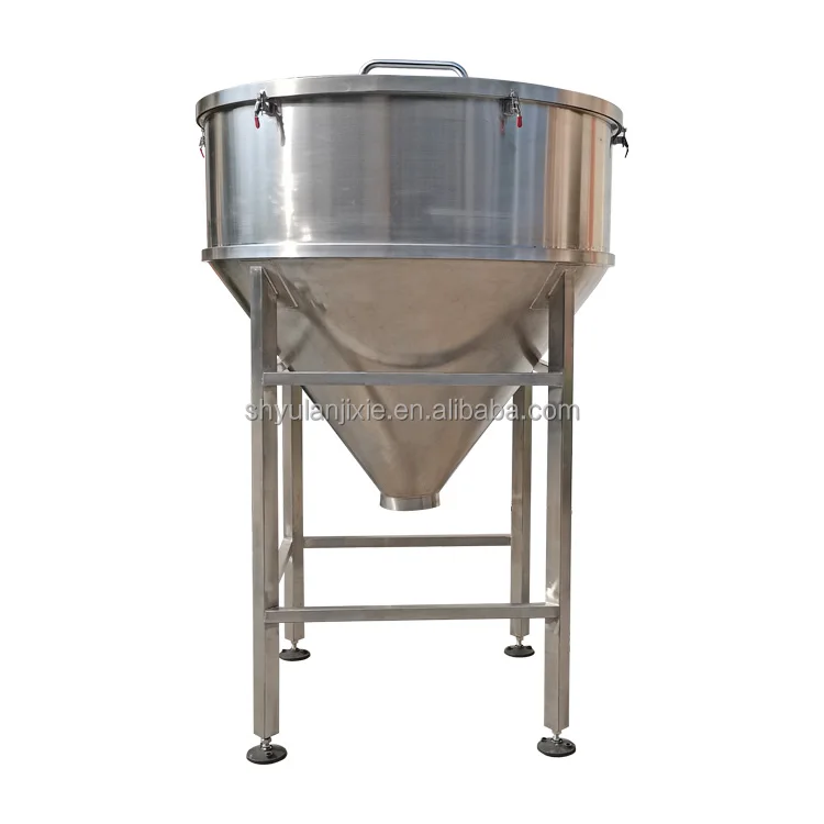 Stainless Steel Customized Industry Agricultural Sugar Wheat Flour Corn Powder Storage Hopper Tank Silo