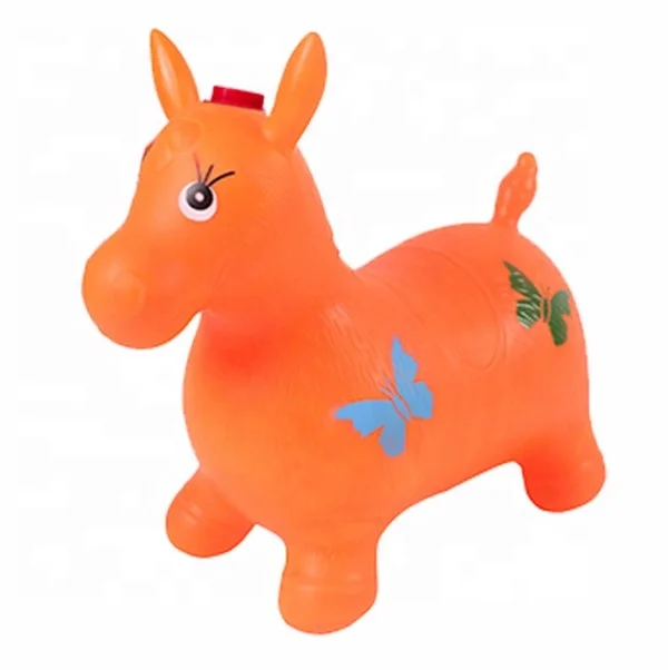 
Wholesale Eco-friendly PVC bouncing hopper for child jumping animal toy jumping horse 