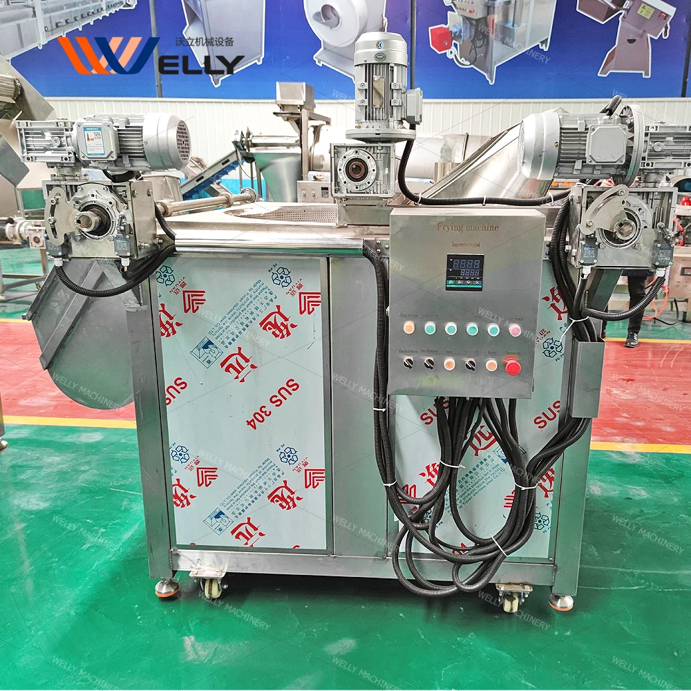 Fry Potato Broad Beans Nuts French Fries Rings Onion Price Banana Chips Frying Machine