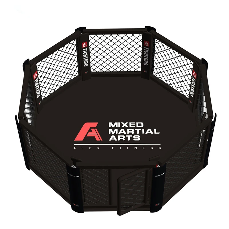 Boxing equipment factory price canvas cover  floor Octagon MMA Cage