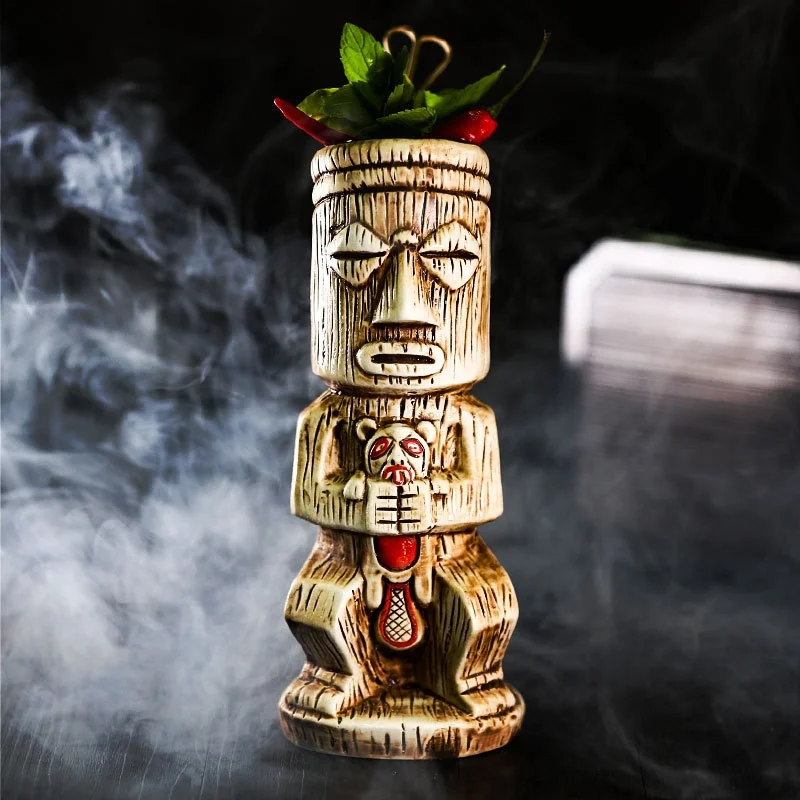 custom ceramic the Apes Tiki Mug Lawgiver Bone Variant Collectible