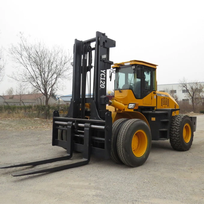 cross country big 6 - wheel forklift  truck / truck mounted forklift