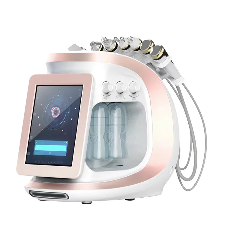Portable microcurrent facelift skin tightening oxygen facial maquina limpieza de piel de cara ultrasonic skin care spa equipment