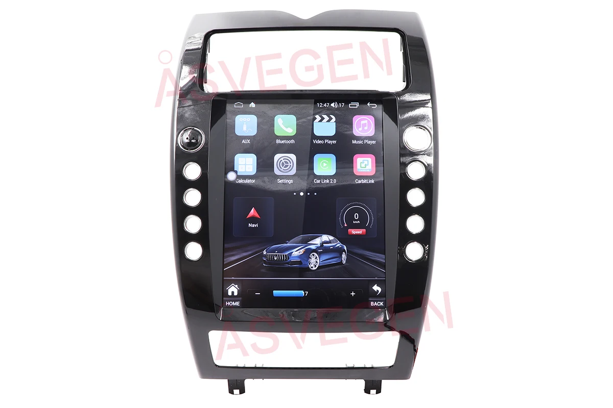 Factory Price 12.1' Android Tesla Screen Car radio DVD Player for Maserati Quattroporte 2008-2012 with carplay