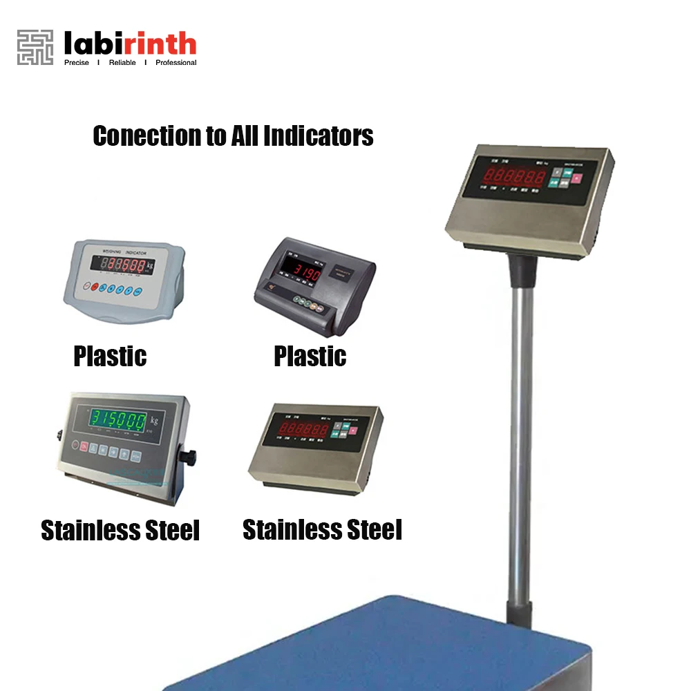 Digital Electronic Scale Carbon Steel Personal Weigh Scale Floor Bench Postal Platform Scale