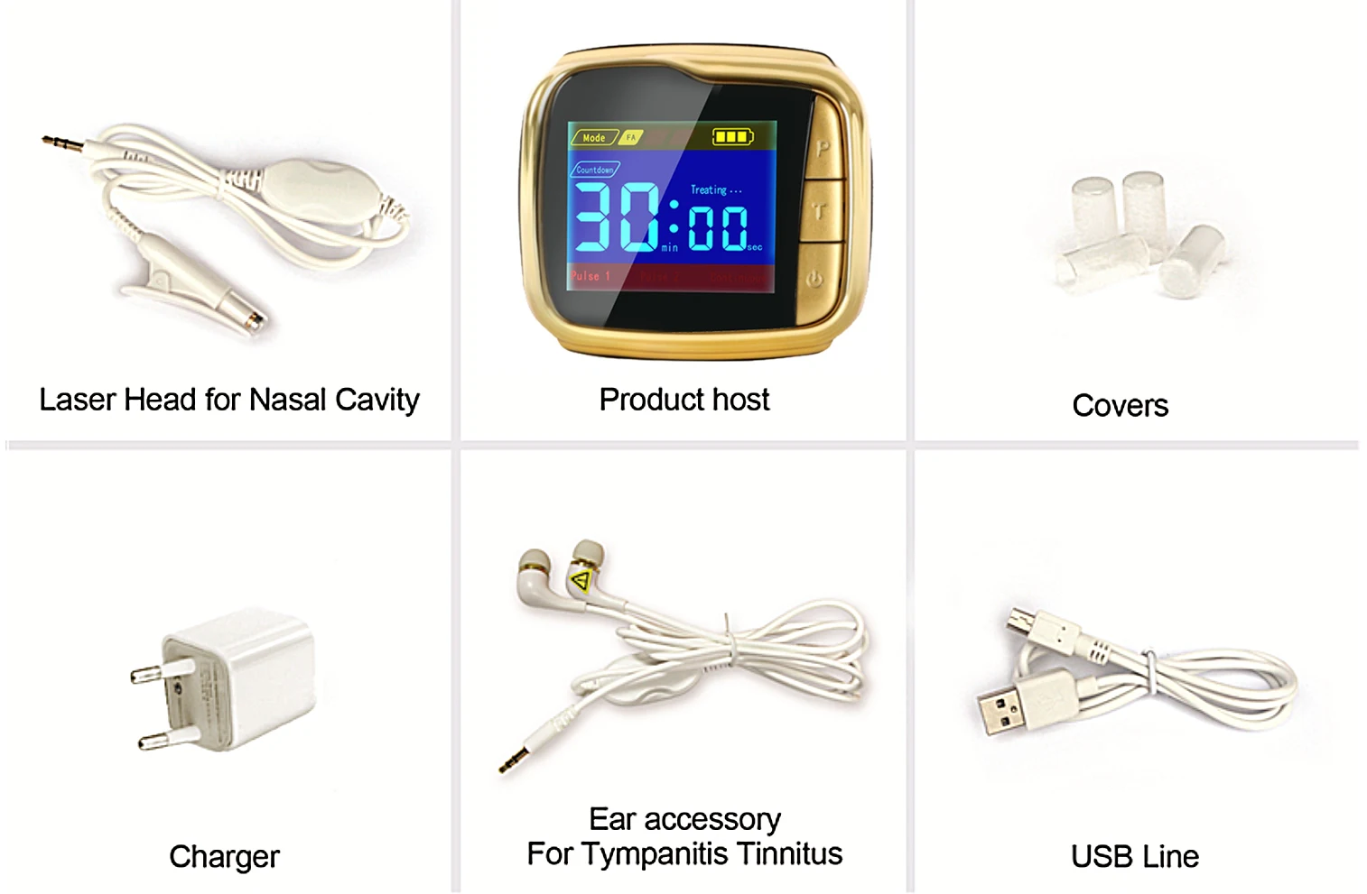 650nm Laser Therapy Wrist Watch for Diabetes Cure Hypertension Blood Purification