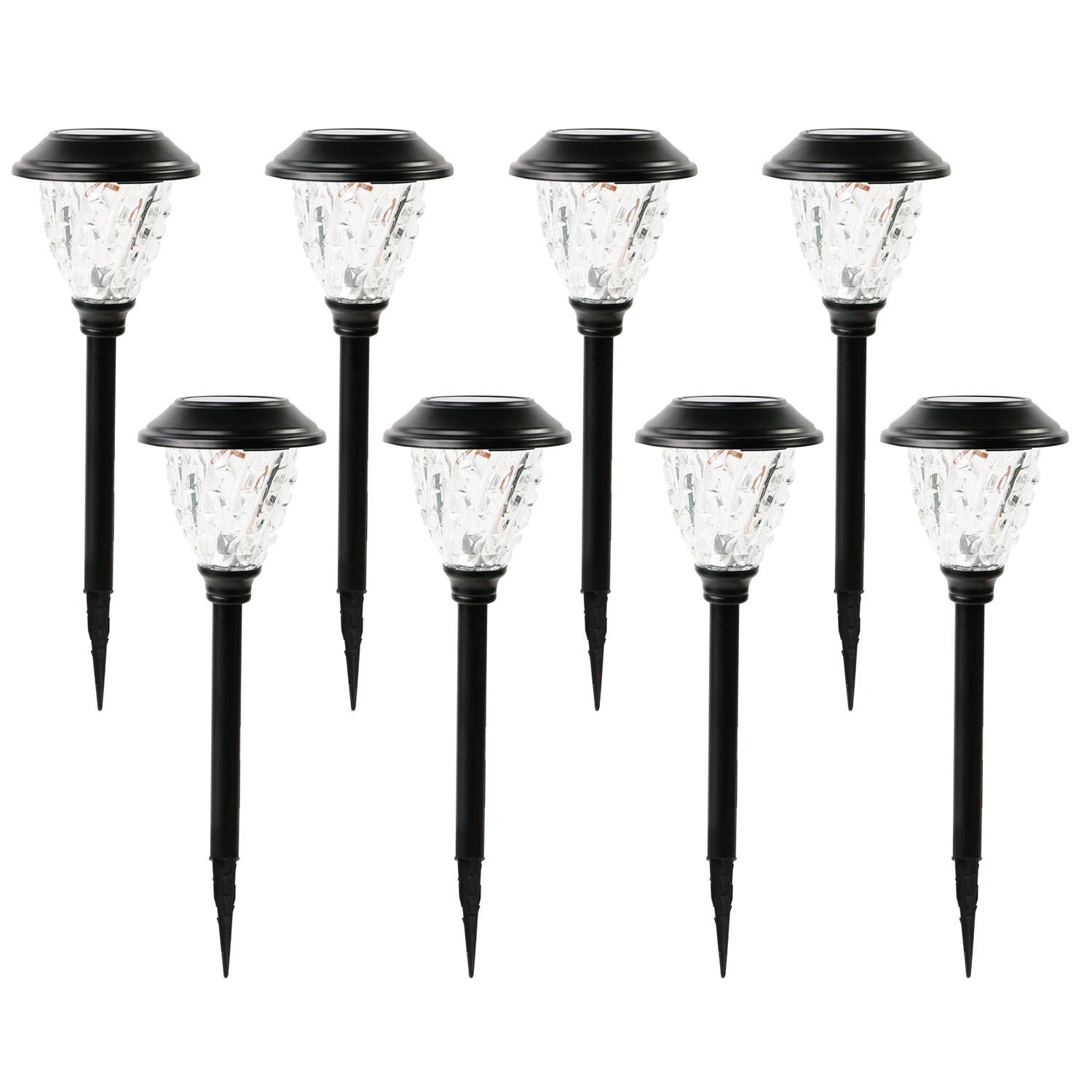 Solar Powered Garden Lights Decorative Outdoor Light Colorful Lighting Auto ON OFF for Yard Patio Landscape Garden Lawn Lamp