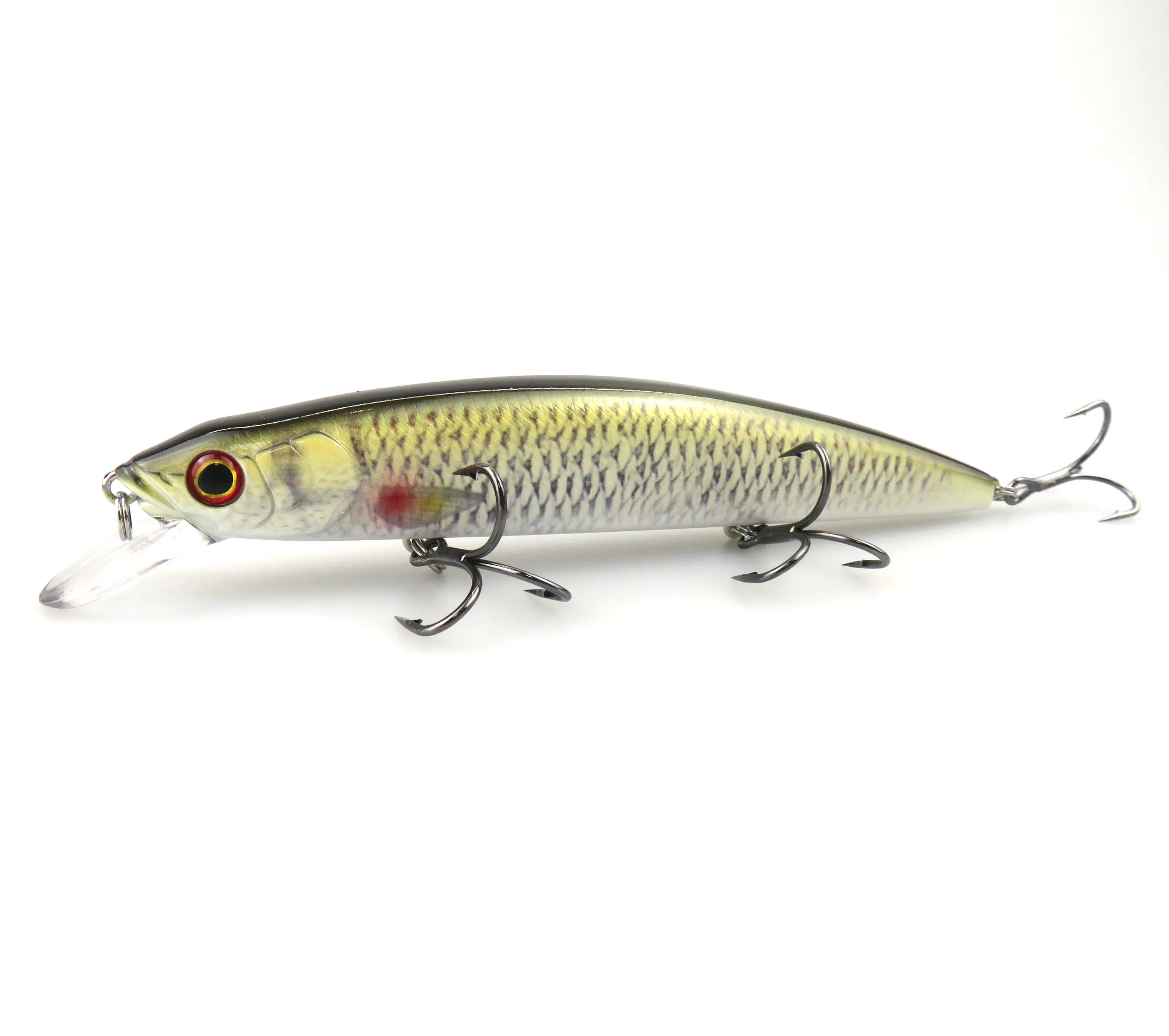 New super real yellow minnow 142mm/24.2g minnow trap hard bait fishing sinking deep minnow fishing lures